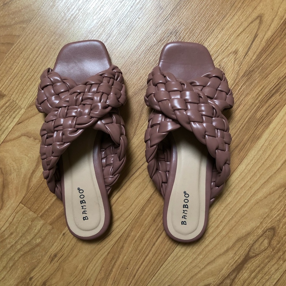 Braided sandals size 7